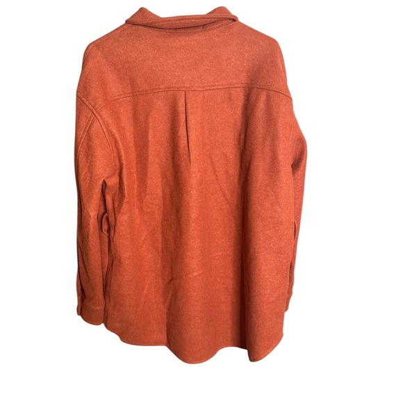 Zesica Women's Shacket Burnt Orange Large Missing Belt Very Warm - Picture 5 of 6